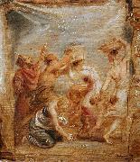Peter Paul Rubens The Israelites Gathering Manna painting